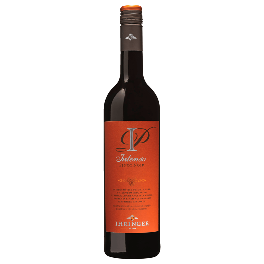 Ihringer Rotwein Intenso Pino Noir QbA halbtrocken 0,75l